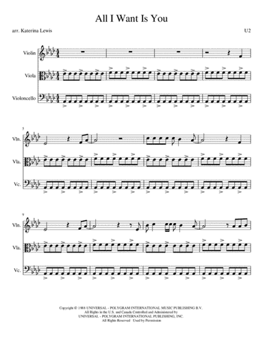 All I Want Is You (arr. Katerina Anne Lewis)