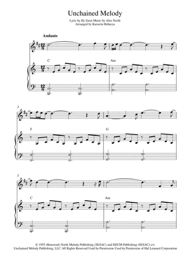 Unchained Melody (arr. Kaiserin Rebecca)