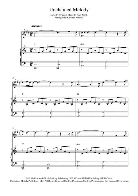 Unchained Melody (arr. Kaiserin Rebecca)