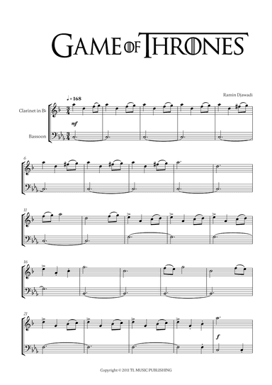 Game Of Thrones (arr. Cadenza Editions)