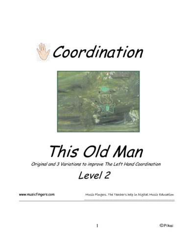 This Old Man. Lev. 2. Coordination. (arr. Music Fingers)