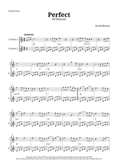 Perfect (arr. Langanho)