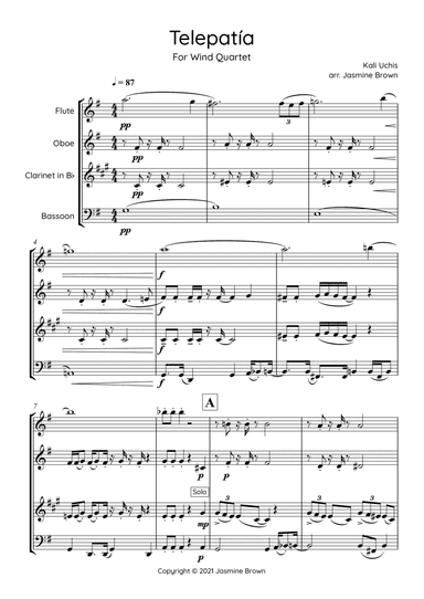 Telepatia (arr. Jasmine Brown)