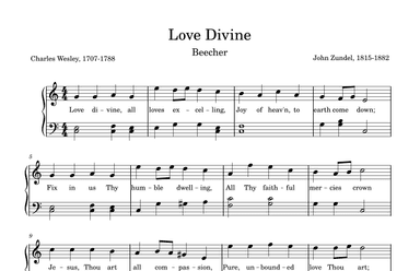 Love Divine (arr. C. Gordon)