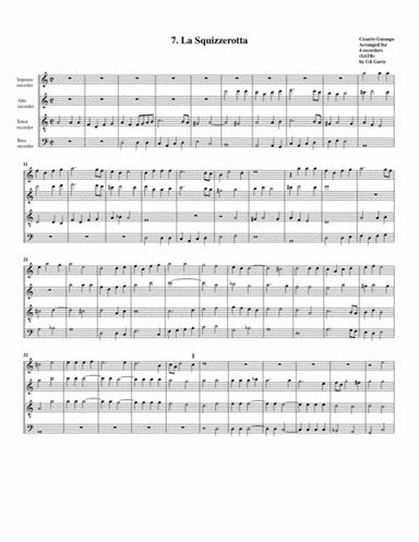 Sonata no.7 a4 (28 Sonate a quattro, sei et otto, con alcuni concerti (1608)) "La Squizzerotta" (arr (arr. Gil Garty)