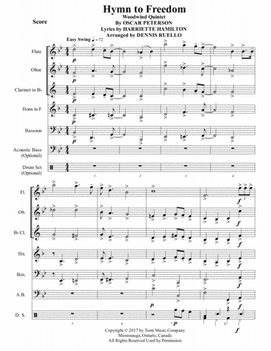 Hymn To Freedom (arr. Dennis Ruello)