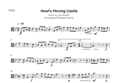 Howl's Moving Castle (arr. Rodrigo Faleiros)