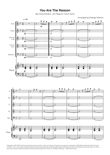 You Are The Reason (arr. Rodrigo Faleiros)