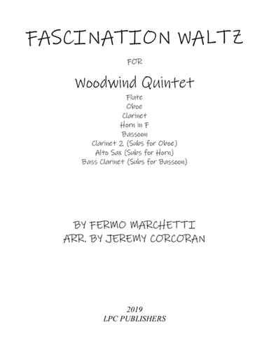 Fascination Waltz for Woodwind Quintet (arr. Jeremy Corcoran)