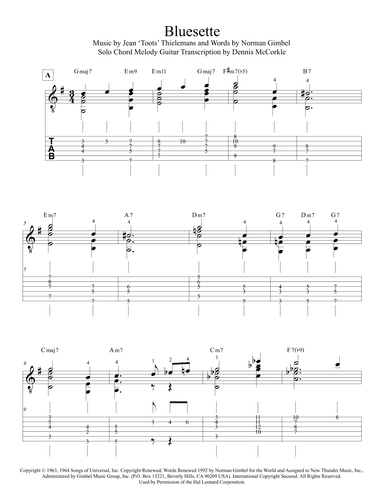 Bluesette (arr. Dennis McCorkle)