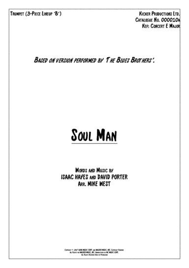 Soul Man (arr. Mike West)