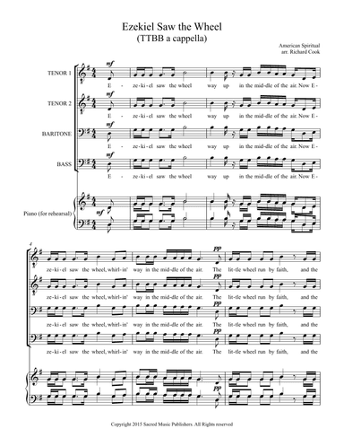 Ezekiel Saw the Wheel (arr. Richard Cook)