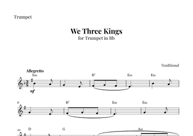 We Three Kings (arr. GDJ)