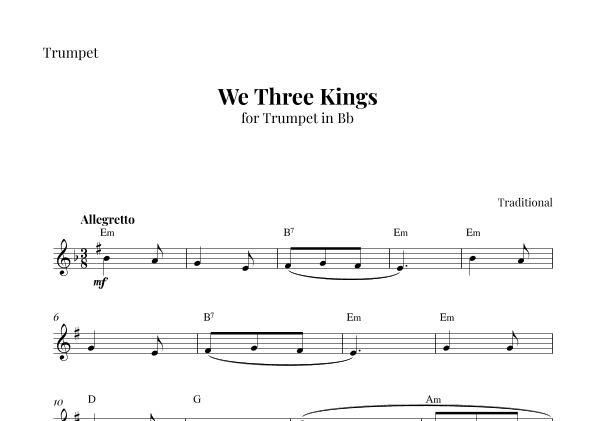 We Three Kings (arr. GDJ)