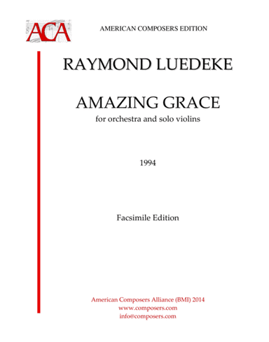 [arr. Luedeke] Amazing Grace (arr. Raymond Luedeke)