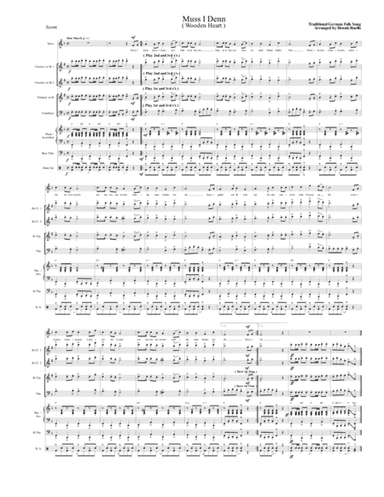 Muss I Denn (Wooden Heart) - German Band with Optional Vocal -  Oktoberfest (arr. Dennis Ruello)