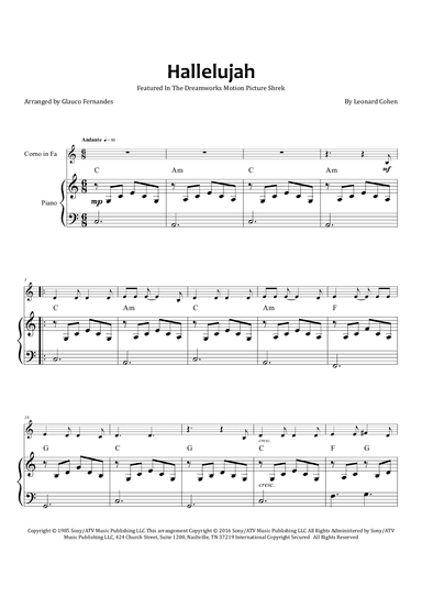 Hallelujah (arr. Glauco Fernandes)