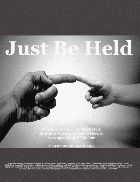 Just Be Held (arr. Jeff Tincher)