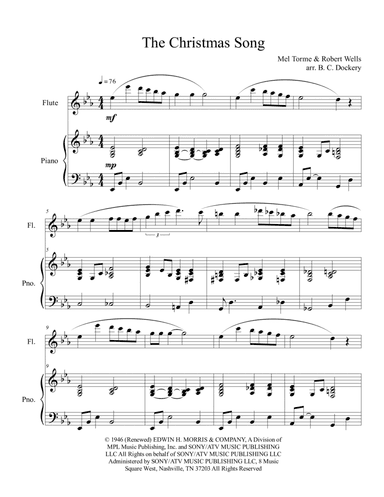 The Christmas Song (chestnuts Roasting On An Open Fire) (arr. B. C. Dockery)