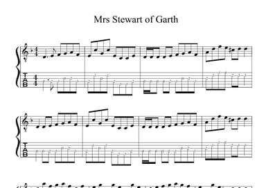 Mrs Stewart of Garth (arr. Calum Wood)