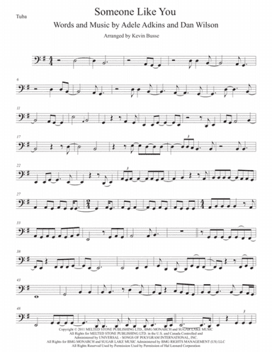 Someone Like You (arr. Kevin Busse)