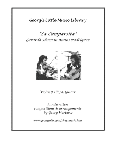 La Cumparsita arr. for violin or cello & guitar (arr. Georg Mertens)