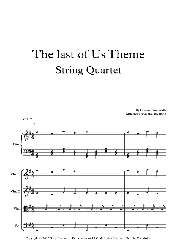 The Last Of Us (arr. Gabriel Eleutério)