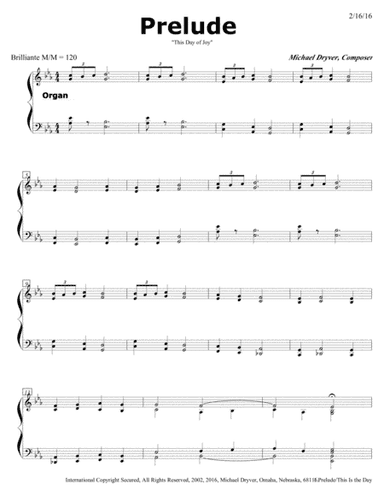 Organ Prelude "This is the Day" (from All Saints Celebration Mass)