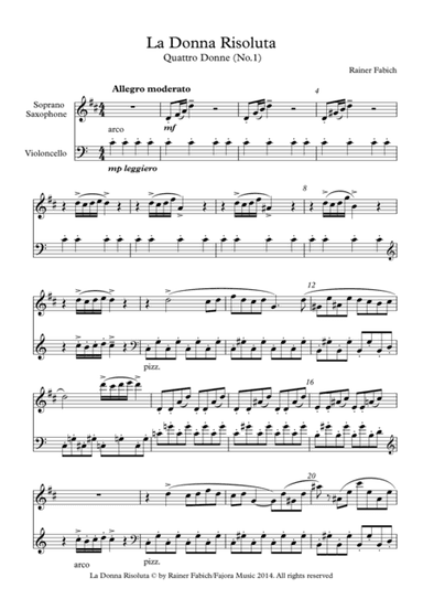 La Donna Risoluta - No.1 from Quattro Donne / Four Ladies