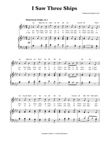 I Saw Three Ships (arr. Mark Phillips)