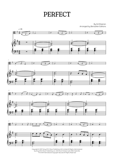 Perfect (arr. Benzaiten Editions)