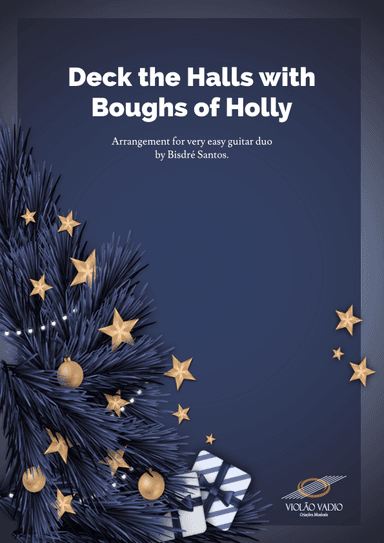 Deck the Halls with Boughs of Holly - Very easy guitar duo (arr. André Alberto Santos)
