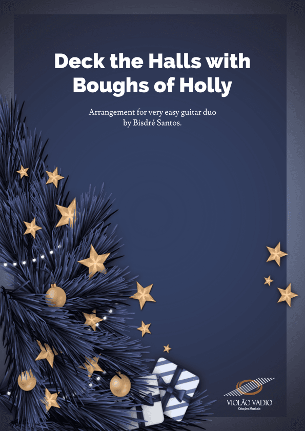 Deck the Halls with Boughs of Holly - Very easy guitar duo (arr. André Alberto Santos)