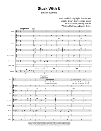 Stuck With U (arr. David Lartey)