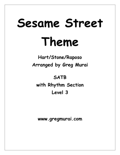 Sesame Street Theme (arr. Greg Murai)