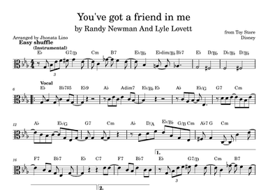 You've Got A Friend In Me (arr. Jhonata Lino)