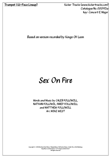 Sex On Fire (arr. Michael Storeton-West)