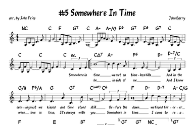 Somewhere In Time (arr. John Fries)