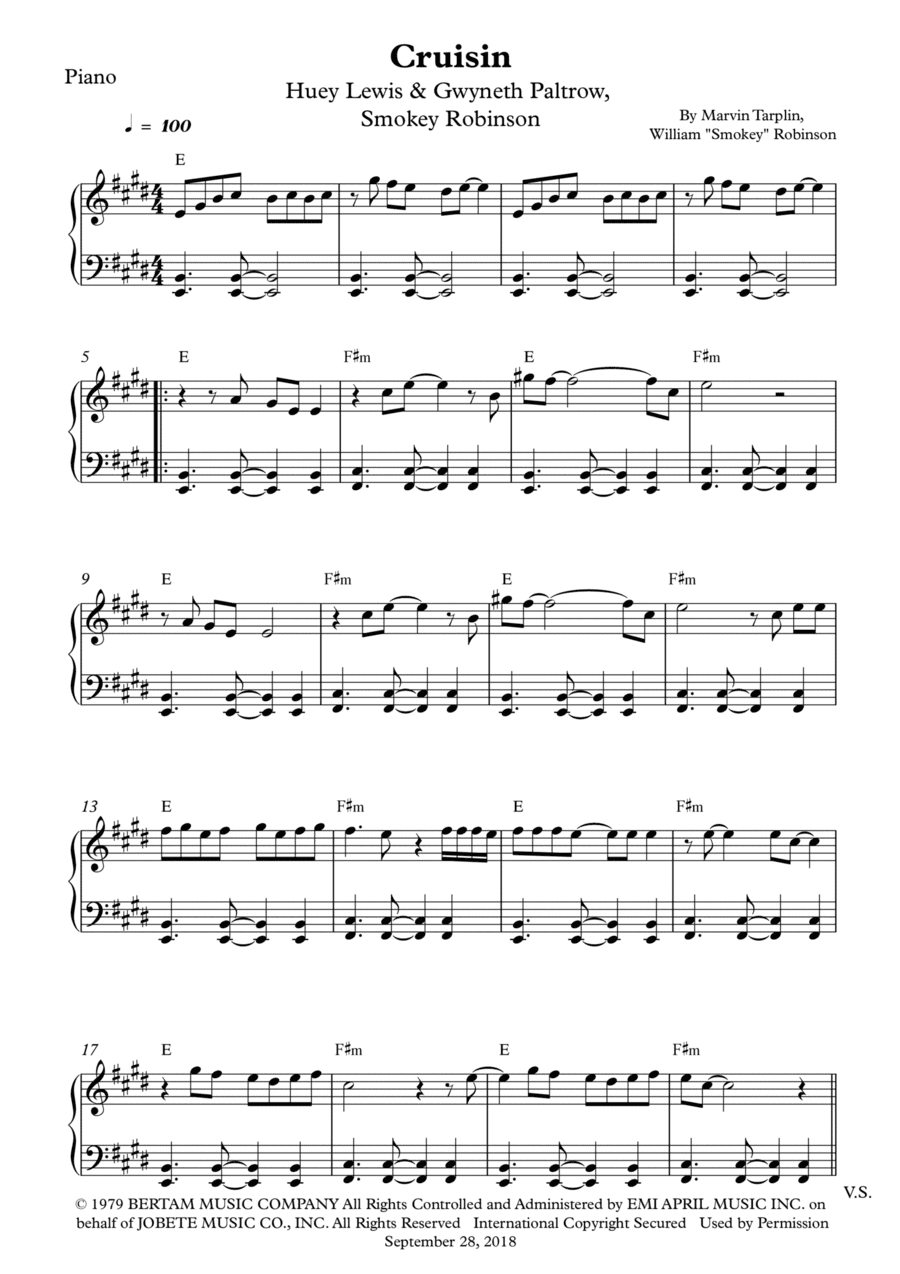 Cruisin' (arr. Wesley S. SIlva)