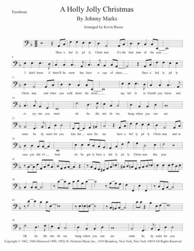 A Holly Jolly Christmas (arr. Kevin Busse)