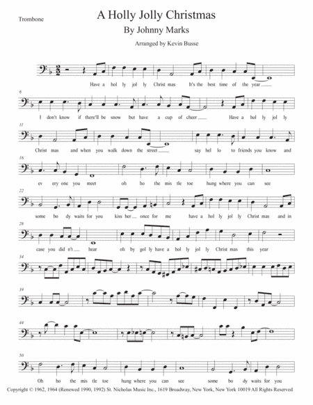 A Holly Jolly Christmas (arr. Kevin Busse)