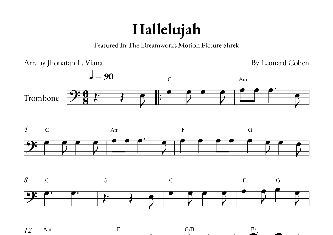 Hallelujah (arr. Jhonatan Lucio Viana)