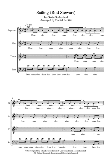 Sailing (arr. Daniel Beckitt)
