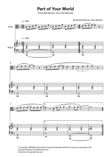Part Of Your World (arr. Jackson Spindler)