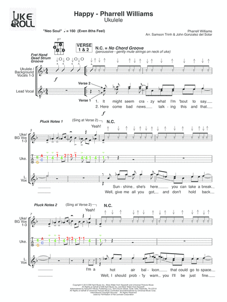 Happy (arr. Samson Trinh & John Gonzalez del Solar)
