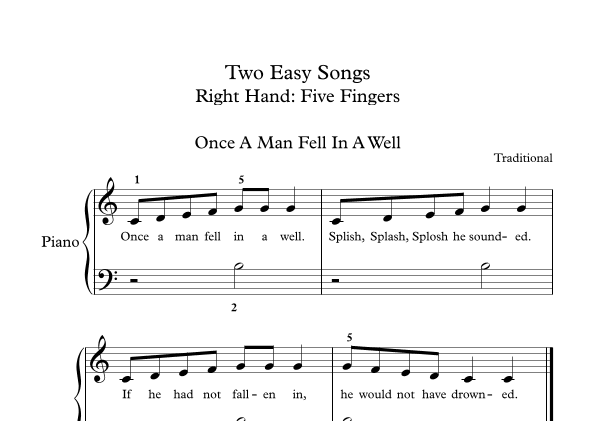 Once A Man Fell In A Well and Little John (arr. Suzan Beyazit)