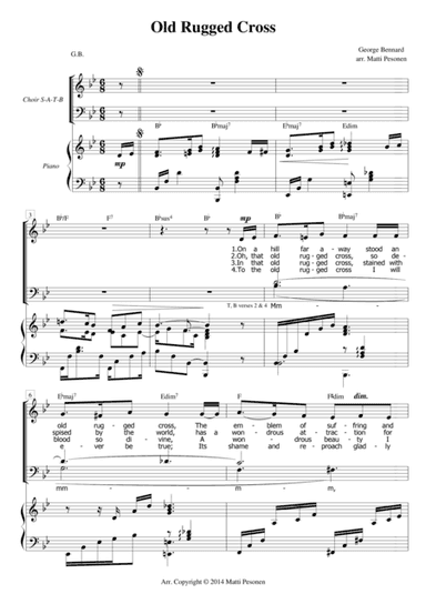 Old Rugged Cross (arr. Matti Pesonen)