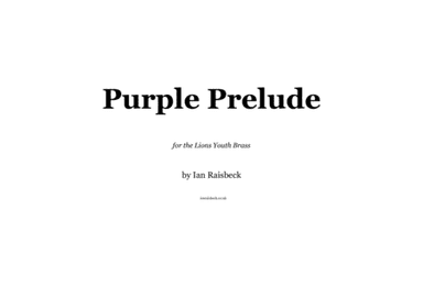 Purple Prelude