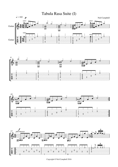 Tabula Rasa I