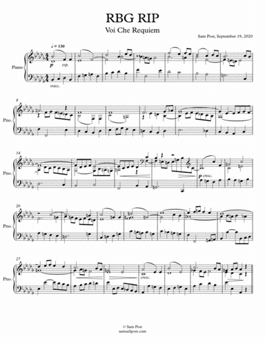 RBG RIP, op. 62